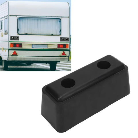 Badass Heavy Hitter Rectangle Dock Bumpers Reinforced Rubber Pad For Truck Trailer Ramp Marine Boat Stopper Weather Resistant Impact Shock Absorber Guard