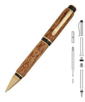 Big Ben Cigar Twist Ballpoint Pen Kit Starter Kit for Woodturning Projects with wooden pen and hardware components displayed