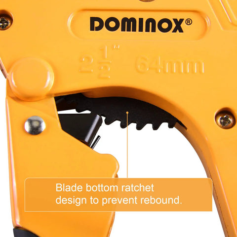 Beefy Heavy Duty Ratchet PVC Pipe Cutter Up To Two And A Half Inch For PEX PVC PPR And Plastic Hoses Aluminum Alloy Body