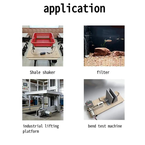 Heavy Duty Reciprocating Push Rod Actuator With Crank And Linear Axis Telescopic Motor Mechanism For Industrial Gear used in industrial lifting platform.
