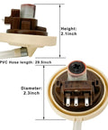 Washer Water Level Pressure Sensor Switch Assembly for Samsung DC96 01703C Replacement dimensions