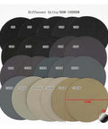 Dope 80 Pcs Of 5 Inch Hook And Loop Sanding Discs With Premium Silicon Carbide Abrasives For Wet Or Dry Polishing And Grinding Jobs On Metal Wood Paint showing various grit levels.