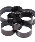 8 Piece Precision Alloy Steel Leather Punch Tool Set With Round Dies 25mm To 60mm for DIY Crafters and Leatherworkers
