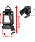 Black Plastic Pendulum Clock Drive Parts Replacement Kit For DIY Wall Clocks Without Movement dimensions