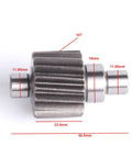 18T gear from Beefed Up Final Drive Gear Set For GY6 Engines With 2.555 To 1 Ratio 18T 46T Upgrade For 139QMB 139QMA 147QMD Scooters Mopeds