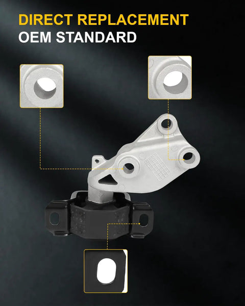 Heavy Duty Engine Motor And Transmission Mount Kit For Smart Fortwo 2008 To 2015 1.0 Liter showing detailed OEM standard replacement part.