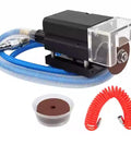 Portable Pro Grade Nick Grinder Kit for flat die cutting showing pneumatic cutter, grinding wheels, and spring tube.