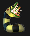 Beetlejuice Sandworm LED Mood Light, White Sandworm Figure Mood Lamp For Ambient Home Lighting, Collectible Decor, Side View