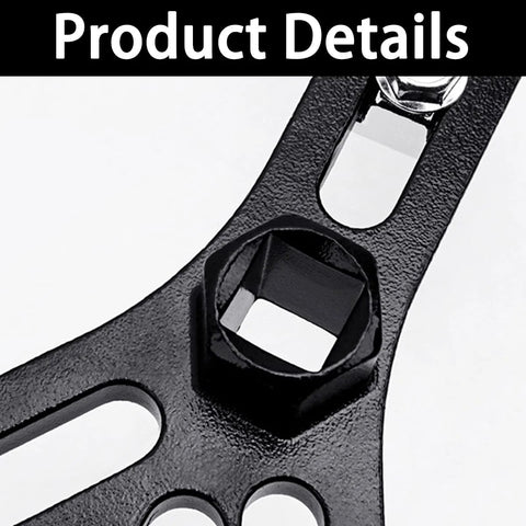 Close-up of Universal Fuel Pump Lock Ring Removal And Reinstall Tool, Adjustable size, Cr-Mo steel, gas tank lid accessibility