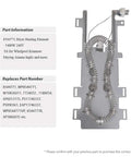 DIY Friendly Easy Install Dryer Heating Element Replacement Kit With Thermal Fuse And Thermostat Cut Off for Maytag Whirlpool Kenmore.