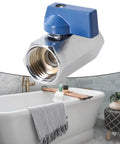 316 Stainless Steel Tap Ball Valve With Double Seal Bidirectional Flow And Quick Quarter Turn Shut Off Feature image showing valve for home plumbing and brewing.