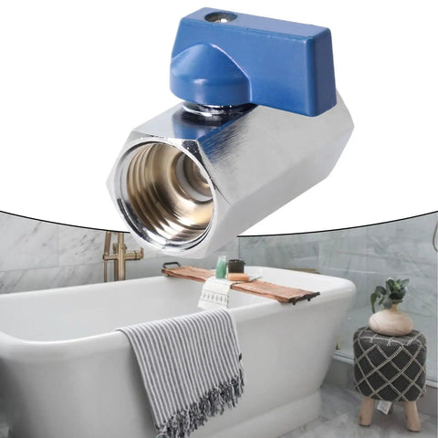 316 Stainless Steel Tap Ball Valve With Double Seal Bidirectional Flow And Quick Quarter Turn Shut Off Feature image showing valve for home plumbing and brewing.