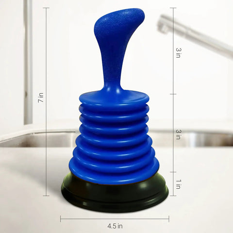 Compact Mini Sink Plunger For Kitchen And Bathroom Drains With Ergonomic Non Slip Handle Space Saving Design Powerful Suction Universal Fit For Home Or Commercial Use Yellow 2 Pack For Easy Clog Removal