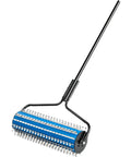 Heavy Duty Twelve Foot Lake Roller Weed Cutter And Pond Aquatic Plant Grabber With Lightweight Aluminum Pole, stainless steel teeth.