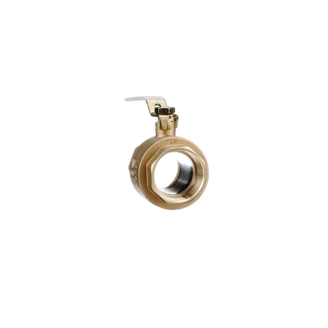 Lead Free 2 Inch Full Port Two Piece Brass Ball Valve With Female Threaded Ends Chrome Plated Copper Silicon Alloy Body Adapter Steel Handle