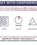 Quality assurance graphic for Stab Lok NA230 Replacement Circuit Breaker 30 Amp Two Pole 120 240V Gray Molded Case ETL UL 489