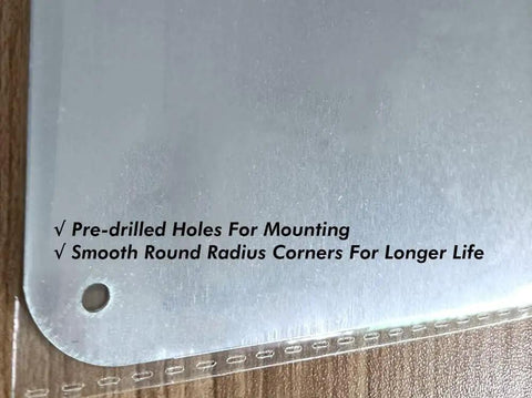Top Shelf Aluminum Confined Space Warning Sign Permit Required Do Not Enter Built Like A Tank Heavy Duty Safety Plaque showing pre-drilled holes and rounded corners.