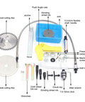 Components of Portable Mini Polisher And Grinder Tool 110V 750W 0-10000 RPM Gem Jewelry Rock Buffer Go-To Lightweight DIY Table Saw Style