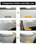 Comparison of vehicle before and after using Vehicle Scratch Remover Kit 2025 Upgrade with Wipe Sponge and Polishing Wax