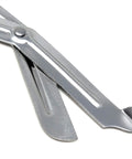 12 Pack Assorted Rainbow Trauma Paramedic Shears 7.5 Inch Stainless Steel close-up of serrated blade and blunt tip