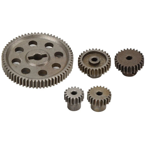 TT02 Differential Metal Spur Gear Set 64T Main Gear With 17T 21T 26T Pinions for RC Cars and Trucks Durable Alloy Upgrade