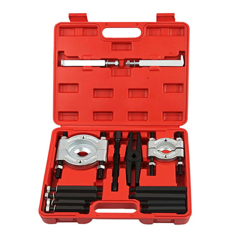 Pro Heavy Duty Bearing Separator Puller Tool Kit Best Pick For Garage Crew Featuring 14 Piece Alloy Steel Adjustable 30 To 105 Mm set in red case