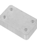 Stainless Steel Flat Brackets With 5mm Hole Spacing For Wood Shelves 12 Pack Silver Corner Brace Plates Easy Install