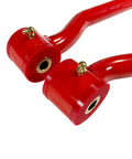 Rear Adjustable Upper And Lower Control Arms And Track Bar Kit For 2007-2014 GM SUVs Suburban 1500 2500 Avalanche Tahoe Yukon Cadillac Escalade Direct Fit Heavy Duty Replacement For Everyday Towing And Off Road, red adjustable control arms