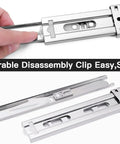 10 Inch Soft Close Drawer Slides Set Six Pairs With Full Extension Ball Bearing Side Mount Runners with durable clip