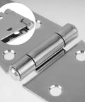 Close-up of 4 Pack Heavy Duty Gate Hinges for Wood Fence and Outdoor Doors Galvanized Iron 100mm 4 Inch Rugged Outdoor Hardware