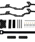 Carbon Fiber Chassis Kit LCG Frame For 1/24 RC Crawler SCX24 Deadbolt JLU C10 Bronco Upgrade Parts components display