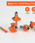 Multi Purpose Router Bit Set For Woodworking 15 Piece Kit With 1 Quarter Inch Shank Perfect For Newbies showcasing quality construction