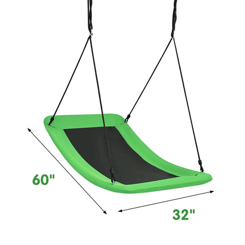 Giant 60 Inch Platform Tree Swing for Kids and Adults Indoor Outdoor Large Swing with Oxford Fabric Adjustable Hanging Ropes Built to Last