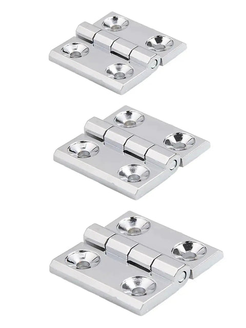 Rotating Concealed Door Hinges 1 Pack, Zinc Alloy Butt Hinge With 40mm 50mm 60mm Options, Silver Aluminum Finish