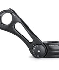 Adjustable Minus Sixty Five Degree To Plus Forty Five Degree Aluminum Bike Stem Riser, 140mm Length, side view