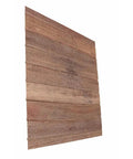 Designer PVC Ceiling Tiles 2x2 Drop-In Wood Look 10 Piece Set with angled view of single wood-look panel