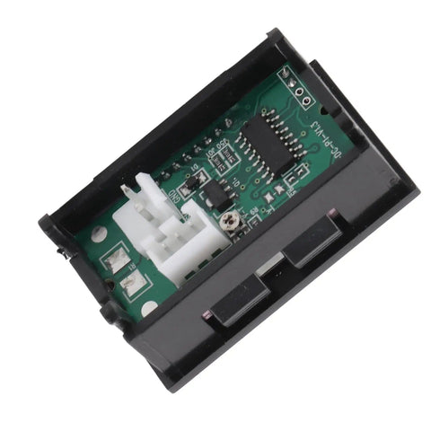 Digital Voltmeter Ammeter Multimeter With LED Display Dual Range DC 0V To 100V Current Meter internal view of electronic components