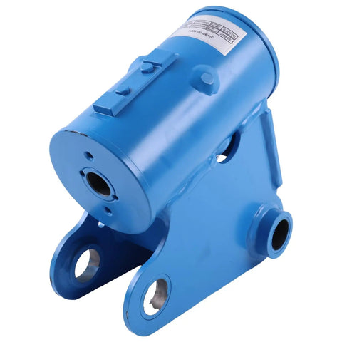 Straight Up Pro Grade Heavy Duty Hydraulic Platform Rotate Actuator Direct Fit Replacement For Genie SX 150 And SX 180 Boom Lifts, blue, detailed view.