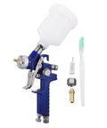 Heavy Duty Gravity Feed Hvp Spray Gun With 1.0Mm Brass Nozzle Serving Smooth As Butter Coverage with 100ml cup and accessories