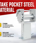 4 Pack Trailer Stake Pocket Winches Zinc Plated For Flatbed Utility Hauling 16200 Lb Capacity With 5400 Lb Working Load