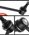 Front Sway Bar Link Stabilizer For Lexus ES300 ES330 RX330 RX350 RX450h RX450hL And Toyota Avalon Camry Highlander Solara Venza 2001 To 2019 Heavy Duty Suspension Link For Smooth Quiet Ride And Precise Handling, black steel detail