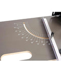 Heavy Duty Foam Cutter With Hot Nichrome Wire And 36V Power For Precision Foam Cutting, angle guide detail showcasing precision