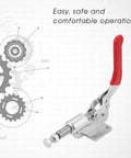 Built Tough Push Pull Toggle Clamp For Welding And Woodworking Jigs And Fixtures Galvanized Iron Hand Tool