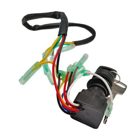Ignition Main Key Switch Assembly For Yamaha Outboard Remote Control Box Replacement Part for 2 Stroke and 4 Stroke Motors 1998-2013