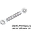 Shop Certified Adjustable Alternator Tensioning Rod With Stainless Steel Heim Joint Mount Kit Fits Small Block Chevy 350 And Big Block 454 Engines Bulletproof, 5/8 inch diameter, adjustable length.