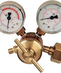 Pro Grade Acetylene Regulator For MC Cylinders CGA200 With A Hose Fitting 3/8-24 LH Single Stage Dual Gauges Delivers 2 To 15 PSI