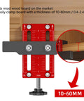 Heavy Duty Cabinet Door Mounting Jig, Bullseye Ready Frameless Or Framed Installation Locator clamping wood board 10-60mm thick.