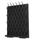 Heavy Duty Lab Drying Rack With 52 Removable Pegs Polypropylene glassware drainer, side view showcasing peg design and robust build.
