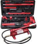 No Fuss 10 Ton Hydraulic Pressure Tool Set With Dual Speed Pump And Precision Gauge Heavy Duty Carry Case for auto repair tools.