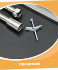 Heavy Duty Drywall Toggle Bolts Kit With Thirty Sets Wall Anchors For Secure Mounting And No Fuss Install At Home Or Office Durable Design Versatile For Hanging Shelves Pictures Cables And Office Gear, metal toggle bolt and wing anchor